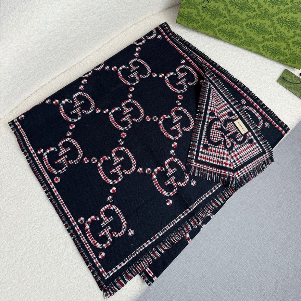 Gucci Women's Multicolor Soft Scarf - Picture 3 of 6